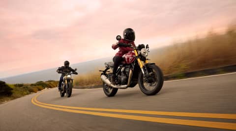 Triumph T-Series Family Riding Shot